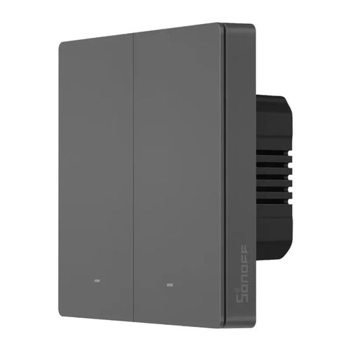 Sonoff M5 2C - Interrupteur mural WiFi 2 canaux (gris) (vue 2)