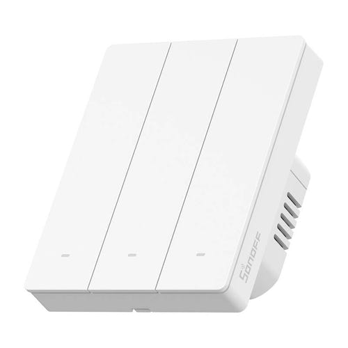 Sonoff M5-3C-80W - Interrupteur mural Matter 3 canaux (format 80) (vue 2)