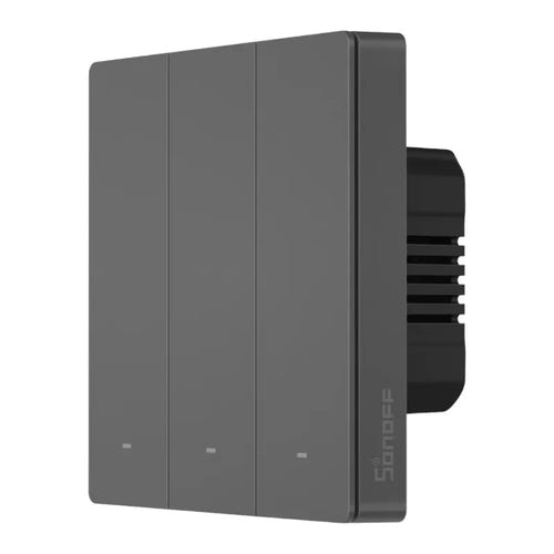 Sonoff M5 3C - Interrupteur mural WiFi 3 canaux (gris) (vue 2)