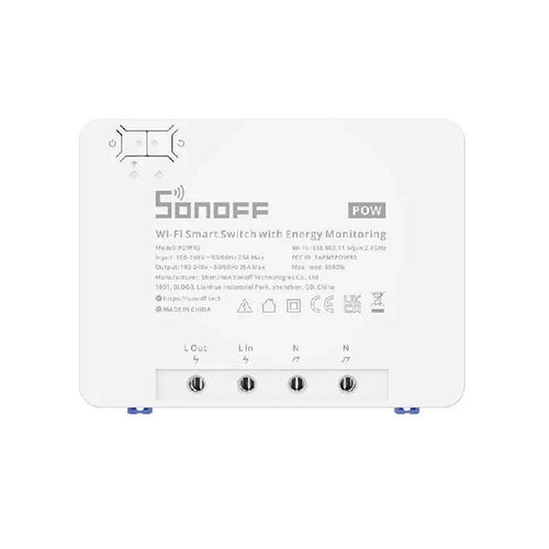 Sonoff POWR3 - Relais WiFi 25A avec mesure de consommation (vue 3)