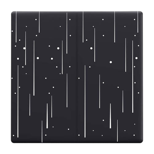 Sonoff Star 2C - Façade décorative pour interrupteur tactile T5 2 canaux : motif étoiles