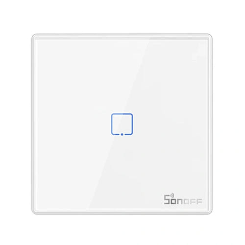 Sonoff T2EU1C-RF - Interrupteur mural sans fil 433 MHz 1 canal : vue de profil