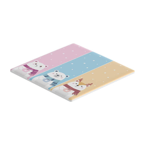 Sonoff T5-3C-86-Cartoon - Façade décorative pour interrupteur tactile T5 3 canaux : face avant