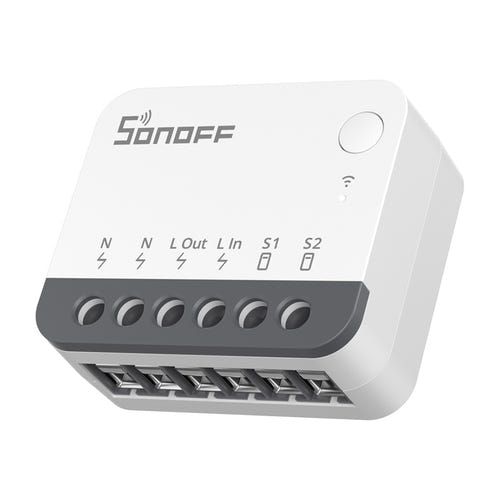 Sonoff ZBMINIR2 - Micromodule interrupteur connecté Zigbee 3.0, blanc - visuel 2