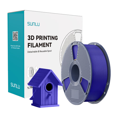 SUNLU ASA - Filament 3D extérieur anti-UV 1,75 mm 1 kg (bleu Klein) : bobine