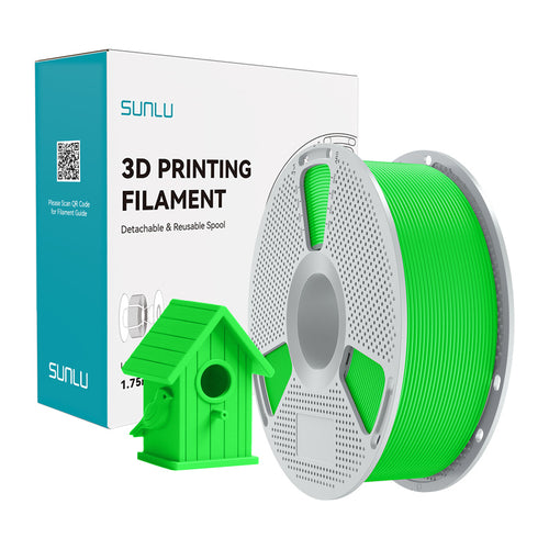 SUNLU ASA - Filament 3D extérieur anti-UV 1,75 mm 1 kg (vert) : bobine