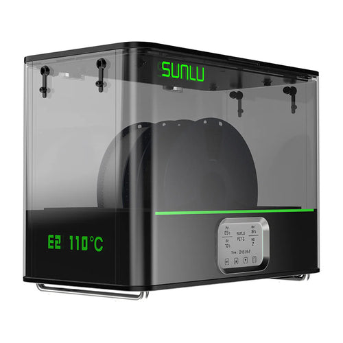 SUNLU FilaDryer E2 - Sécheur et recuiseur de filament 2-en-1 (110 degrés, 500 W) : vue ensemble