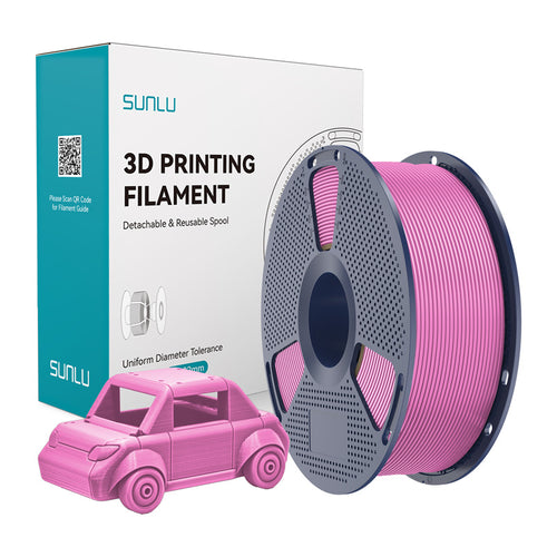 SUNLU PETG - Filament 3D résistant 1,75 mm 1 kg (rose) : bobine