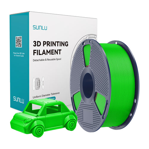 SUNLU PETG - Filament 3D résistant 1,75 mm 1 kg (vert) : bobine