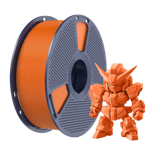 SUNLU PLA+ 2.0 - Filament 3D renforcé 1,75 mm 1 kg (orange soleil) : impression