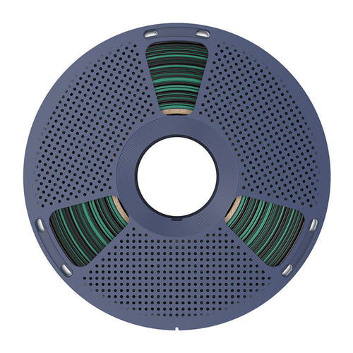 SUNLU PLA+ Silk Dual Color - Filament 3D bicolore 1,75 mm 1 kg (noir et vert) : détail filament