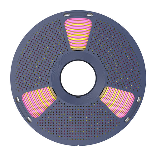 SUNLU PLA+ Silk Dual Color - Filament 3D bicolore 1,75 mm 1 kg (rose et or) : détail filament
