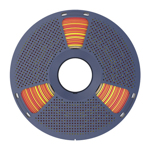 SUNLU PLA+ Silk Dual Color - Filament 3D bicolore 1,75 mm 1 kg (rouge et or) : détail filament