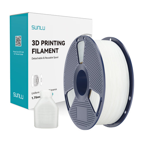 SUNLU PP - Filament 3D polypropylène léger 1,75 mm 0,8 kg (blanc naturel) - visuel 1