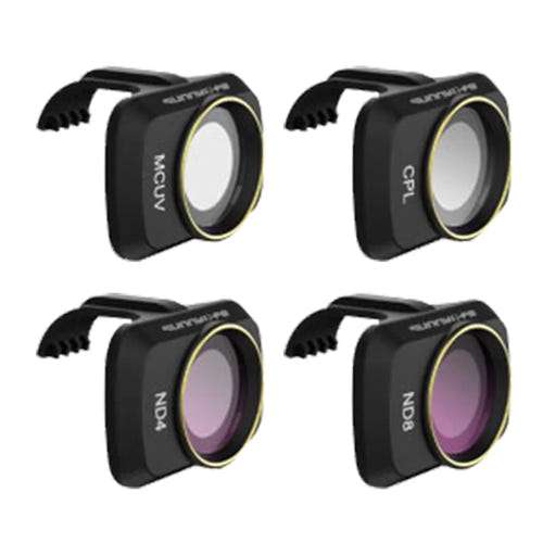 Sunnylife - Kit 4 filtres CPL / ND4 / ND8 / UV MM-FI9257 pour DJI Mini 2