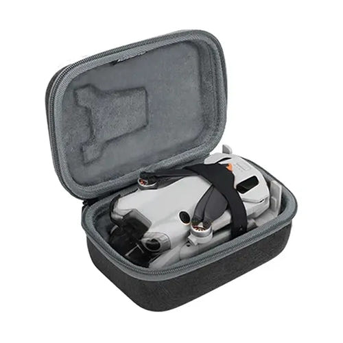 Sunnylife - Étui N4P-B696 pour DJI Mini 4 Pro (gris foncé) : intérieur doublure douce