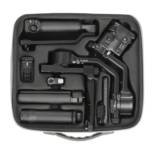 Sunnylife RO-B172 - sacoche bandoulière antichoc pour stabilisateur DJI RS 5 et accessoires, gris : rangés