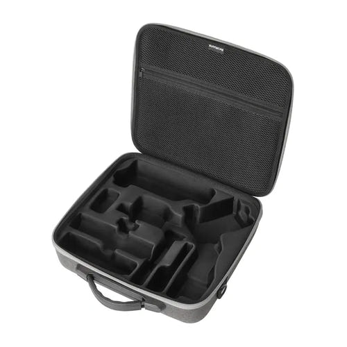 Sunnylife RO-B172 - sacoche bandoulière antichoc pour stabilisateur DJI RS 5 et accessoires, gris : grise ouverte