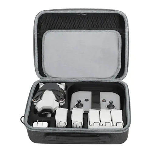 Sunnylife - Sac Combo N4P-B698 pour DJI Mini 4 Pro (gris) : poche filet zippée