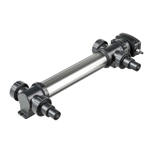 SUNSUN CUV-755 - Clarificateur UV-C 55 W en inox pour bassin jusqu'à 65 000 litres : 55 W inox