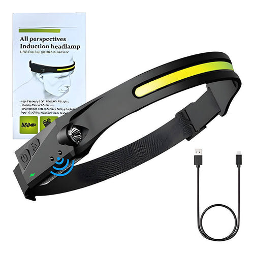 Superfire HL65 - Lampe frontale double faisceau COB et XD avec capteur