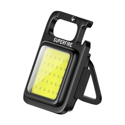 Superfire MX16 - Mini lampe 600 lm USB-C, aimant, 4 modes : métal