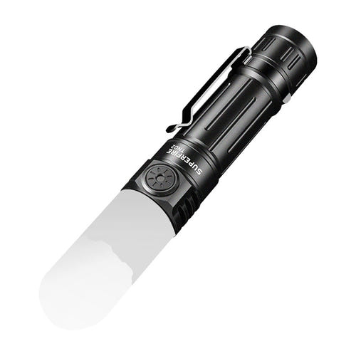 Superfire TN02 - Lampe torche 1800 lm USB-C, mode Moonlight : faisceau