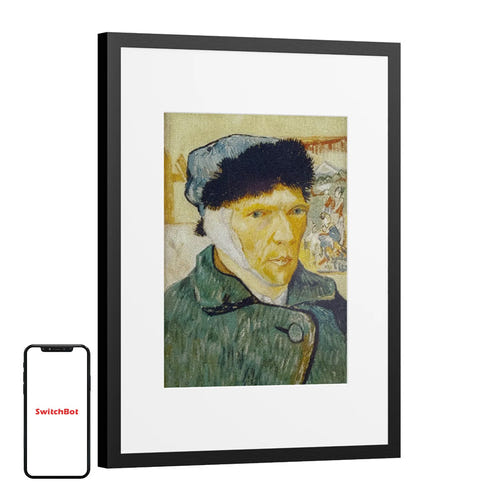 SwitchBot AI Art Frame 13,3 pouces - Cadre photo numérique e-paper couleur