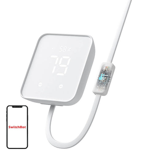 SwitchBot Hub 2 - Centrale domotique Matter avec thermo-hygromètre : face