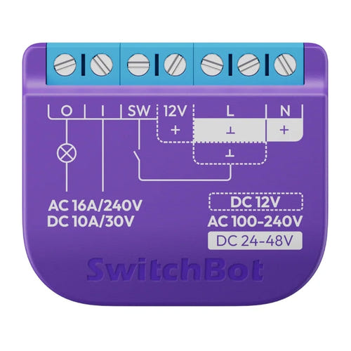 SwitchBot Relay Switch 1 - interrupteur connecté à contact sec : module