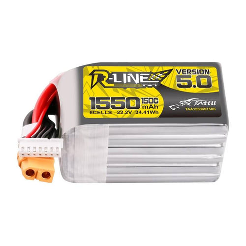 Tattu R-Line 5.0 - Batterie LiPo 6S 1550 mAh 150C XT60