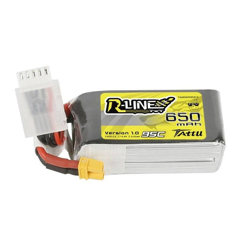 Tattu R-Line 650 mAh 14,8 V 95C 4S1P - Batterie LiPo à prise XT30