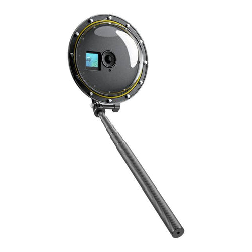 Telesin OA-DMP-001 - Caisson dôme étanche 30 m pour DJI Osmo Action 3 / 4 / 5 : poignée déclencheur réglable