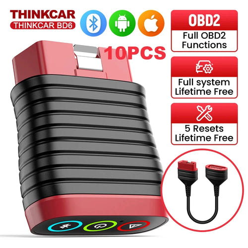 THINKCAR BD6 - lot de 10 scanners OBD2 Bluetooth : scanner OBD2 thinkcar bd6 lot de 10