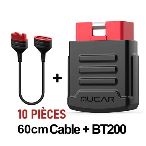 THINKCAR MUCAR BT200 - Lot de 10 connecteurs OBD2 Bluetooth, application MUCAR - visuel 1