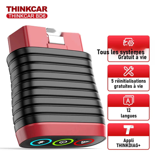 THINKCAR THINKDIAG MINI - lot de 10 scanners OBD2 Bluetooth, tous systèmes : scanner