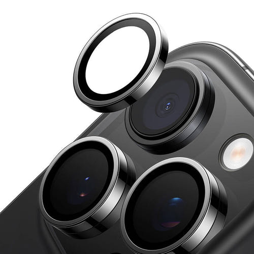 Torras Lensguard - Verre protège-objectif iPhone 16 / 16 Plus, noir : installation
