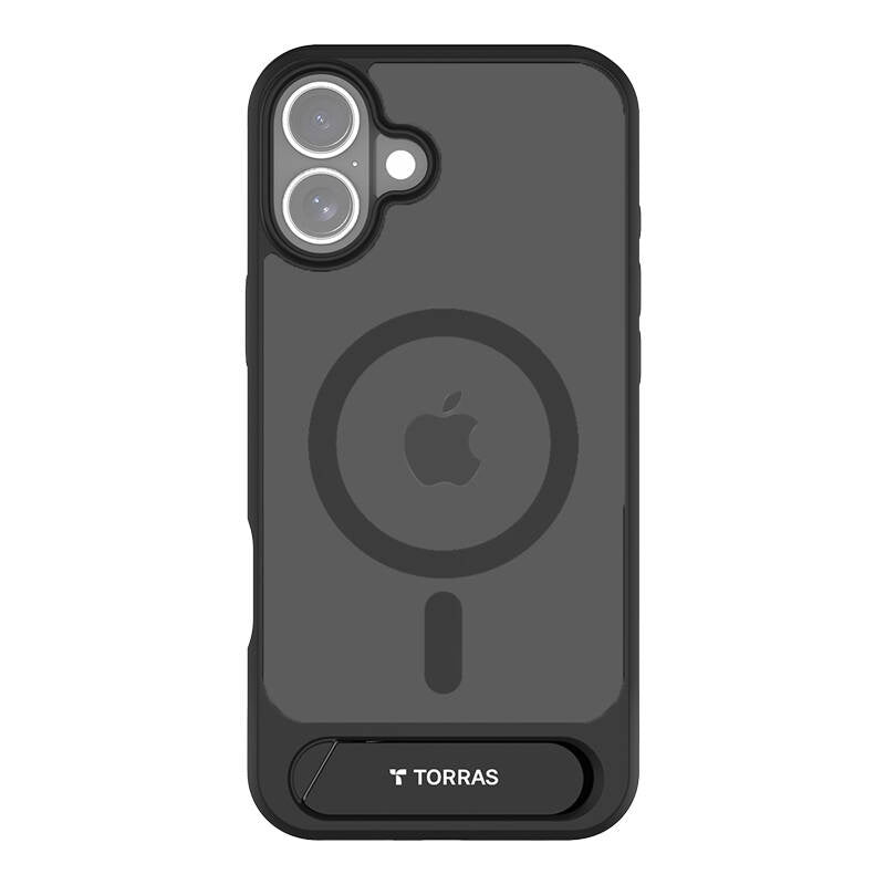 Torras Pstand - Coque iPhone 16 Plus béquille MagSafe, noire - visuel 1