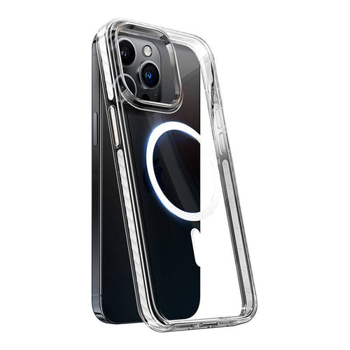 Torras Sparka - Coque iPhone 15 Pro transparente MagSafe : transparent