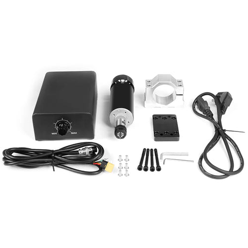 TwoTrees Broche CNC 500 W ER11 12 000 tr/min - refroidie par air, avec alimentation : 500 W er11 12000 tr min