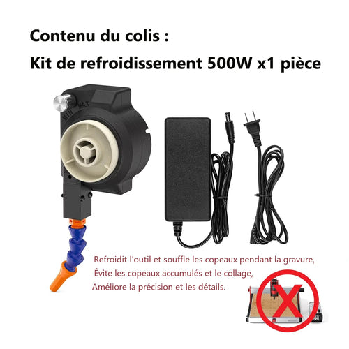 TwoTrees Kit de refroidissement par air 500 W pour fraiseuse TTC450 Ultra : 500 W galerie 01