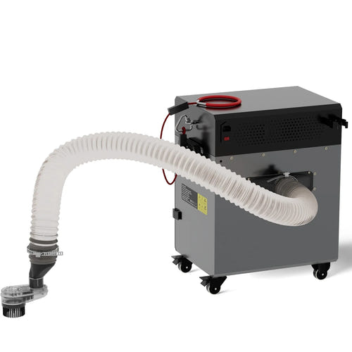TwoTrees M2 - Aspirateur à poussière pour machine de gravure CNC, 540 m³/h, bac 20 L : filtre extractible