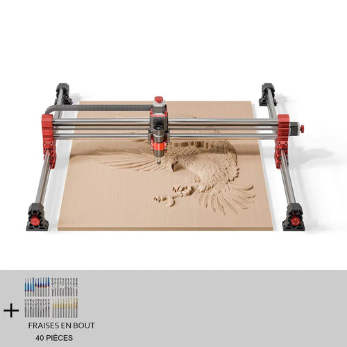 TwoTrees TTC-H40 Suit 5 - Fraiseuse CNC 1000 x 1000 mm, broche 500 W - visuel 1