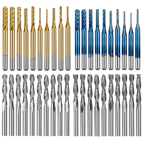 TwoTrees TTC450 - lot de 40 fraises pour fraiseuse CNC - visuel 1