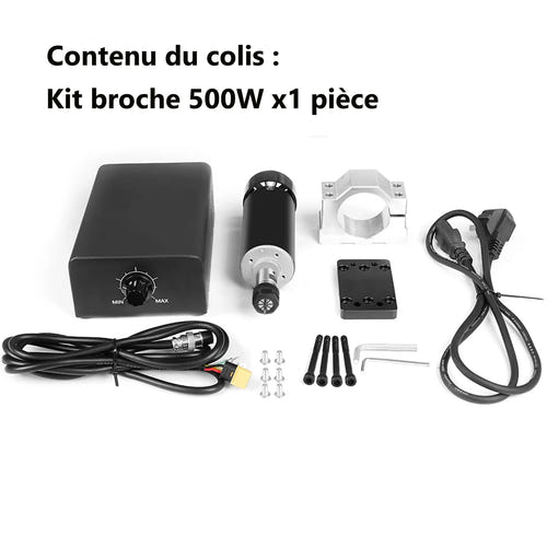 TwoTrees TTC450 Pro - broche 500 W pour fraiseuse CNC : 500 W twotrees ttc450 Pro