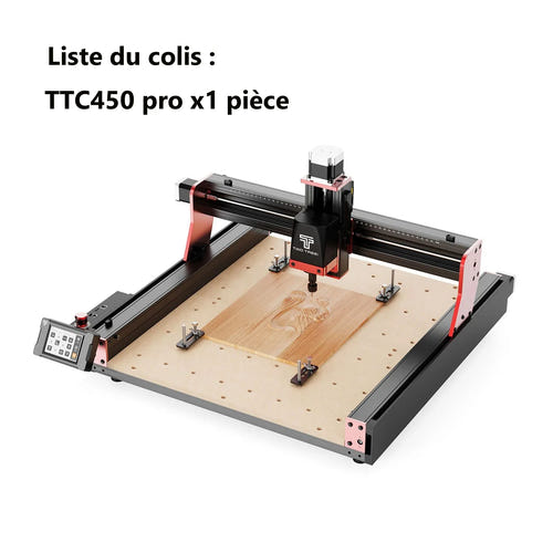 TwoTrees TTC450 Pro - fraiseuse CNC à écran tactile, zone de 460 x 460 mm - visuel 1