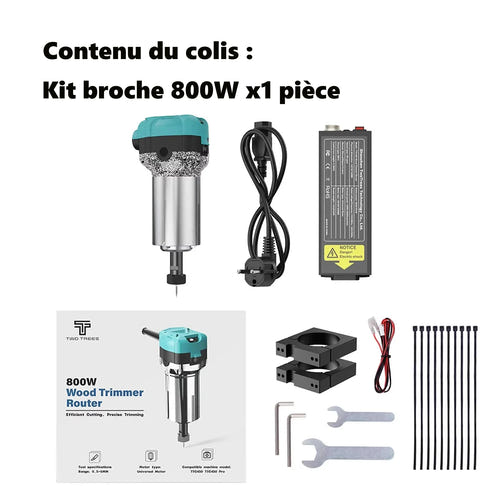 TwoTrees TTC450 Pro - fraiseuse CNC tout métal 460 x 460 mm, écran tactile 3,5 pouces : axes vue principale