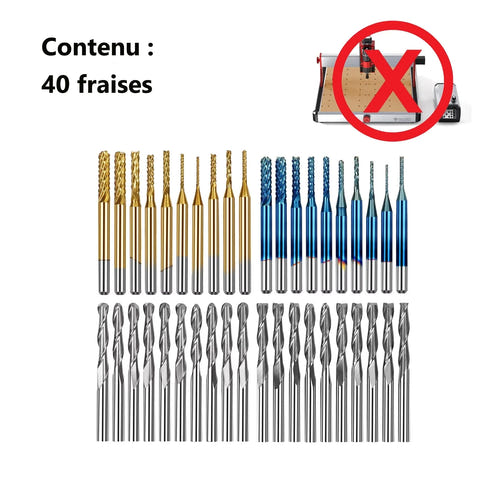 TwoTrees TTC450 Ultra - fraiseuse CNC 500 W, 465 x 465 mm, écran tactile : vue générale