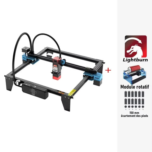 TwoTrees TTS-10 Pro - Graveur laser 10 W à diode, inox, bois, cuir et acrylique - visuel 1