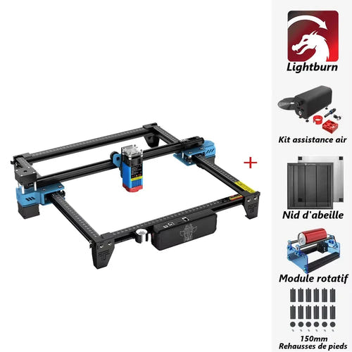 TwoTrees TTS Pro - Graveuse laser 5,5 W, découpe bois et acrylique - visuel 1
